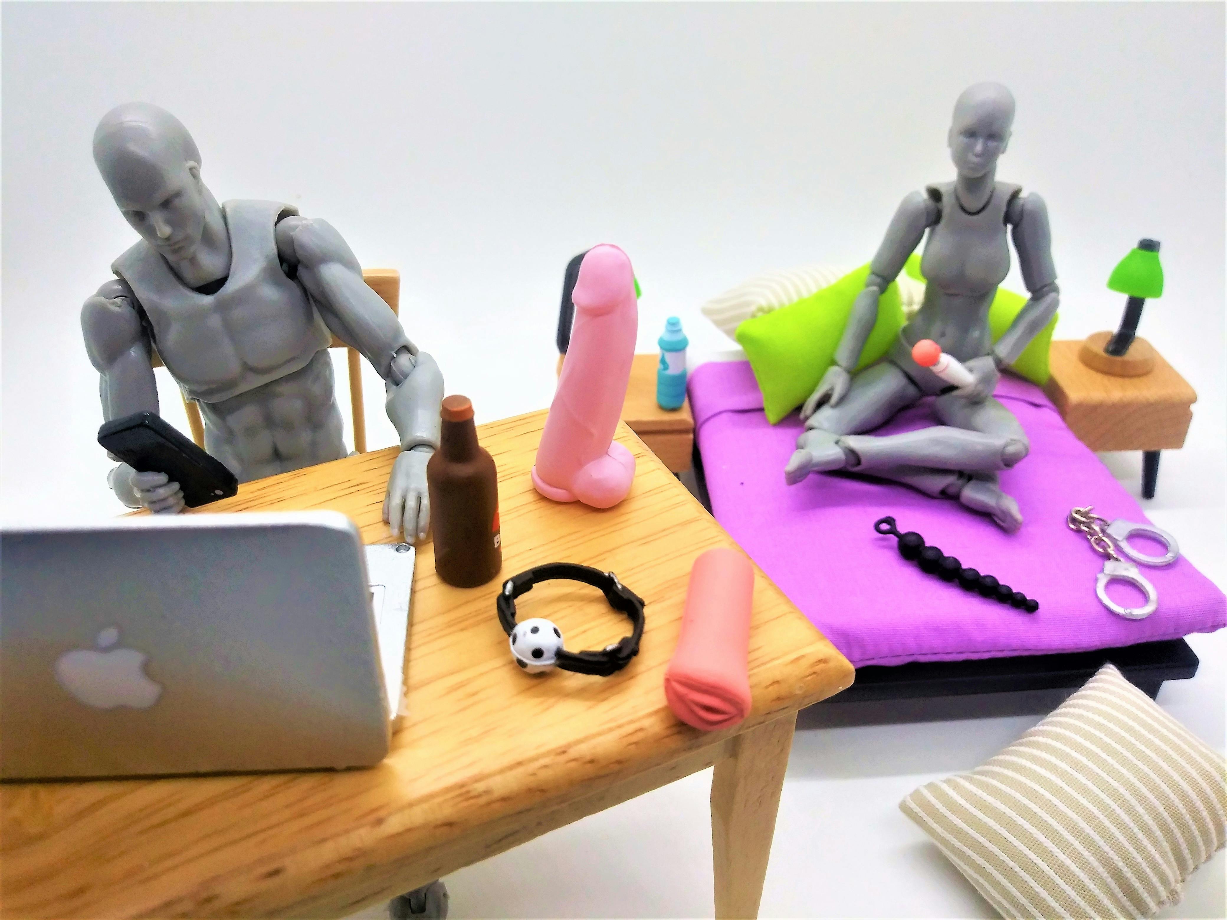 Kostnadsfria Kostnadsfri bild av figur, onani, sex Stock foto