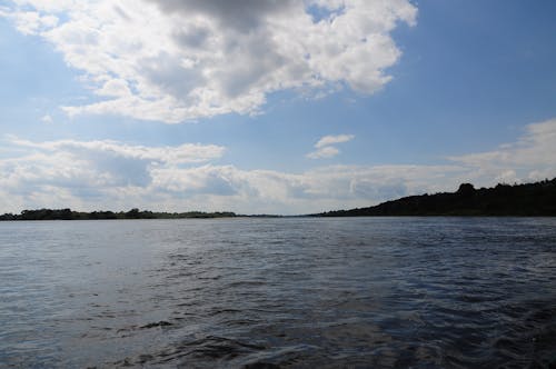 Free stock photo of clouds, river, sky