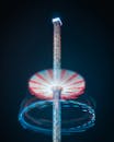 Amusement Ride During Night Time