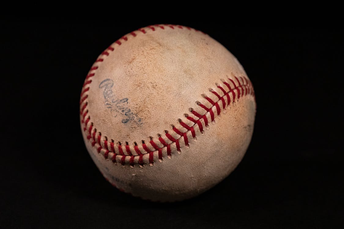 Free Close-up of a Dirty Baseball Stock Photo
