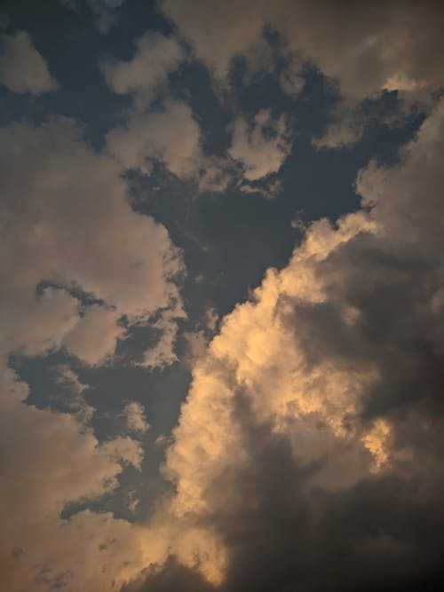 Free stock photo of blue sky, clouds Stock Photo