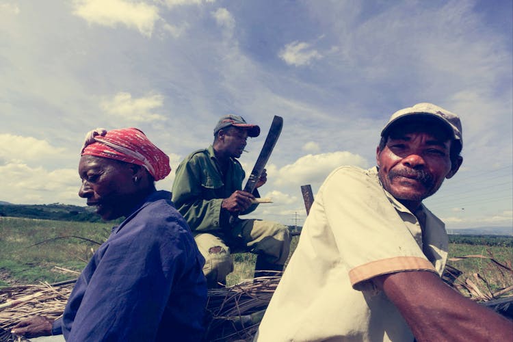 Man Holding A Machete