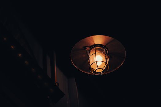 Photo of Gleaming City Lamp in Night