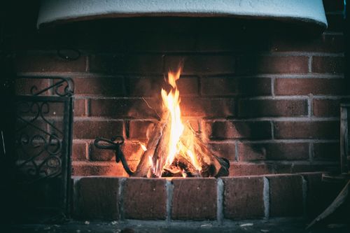 Free stock photo of fire, fireplace Stock Photo
