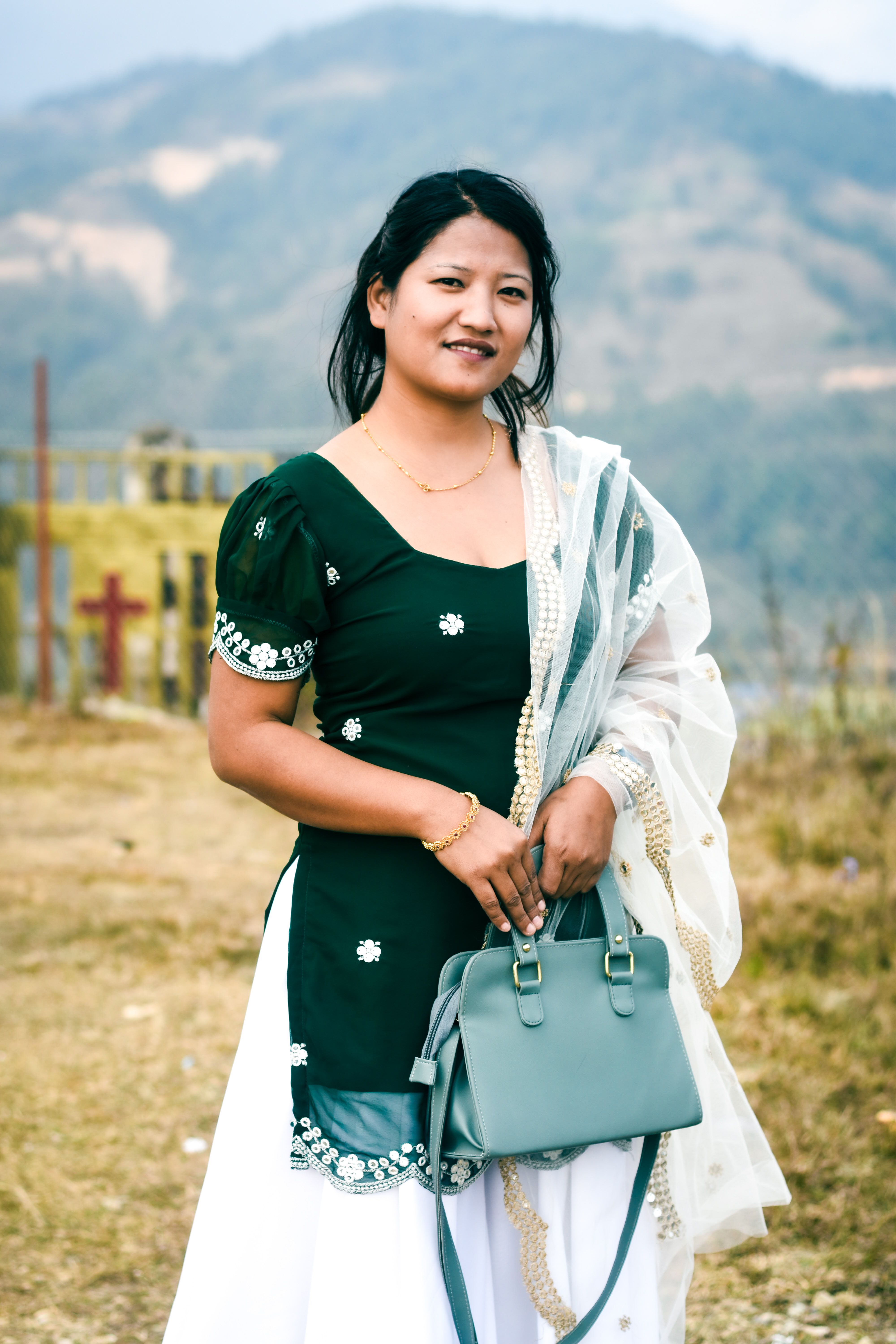Woman in White Apron · Free Stock Photo
