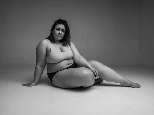 그레이스케일, 뚱뚱한, 모델의 무료 스톡 사진