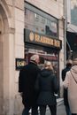People Walking in Town Street