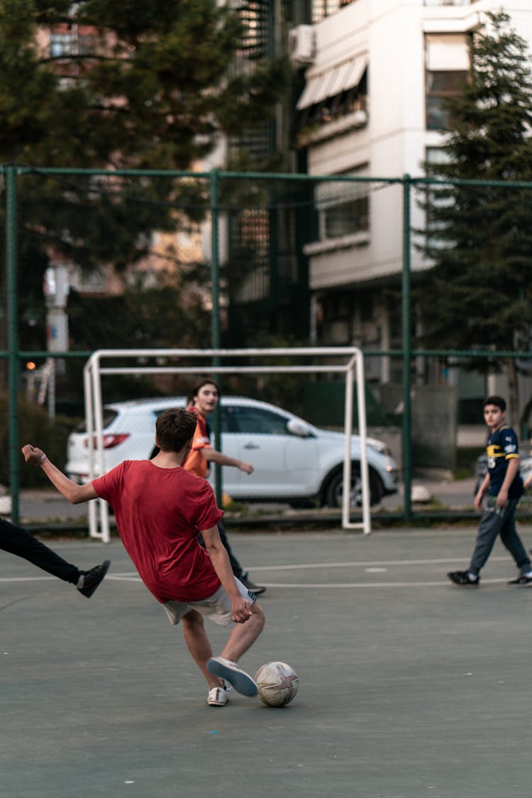 People Playing Soccer