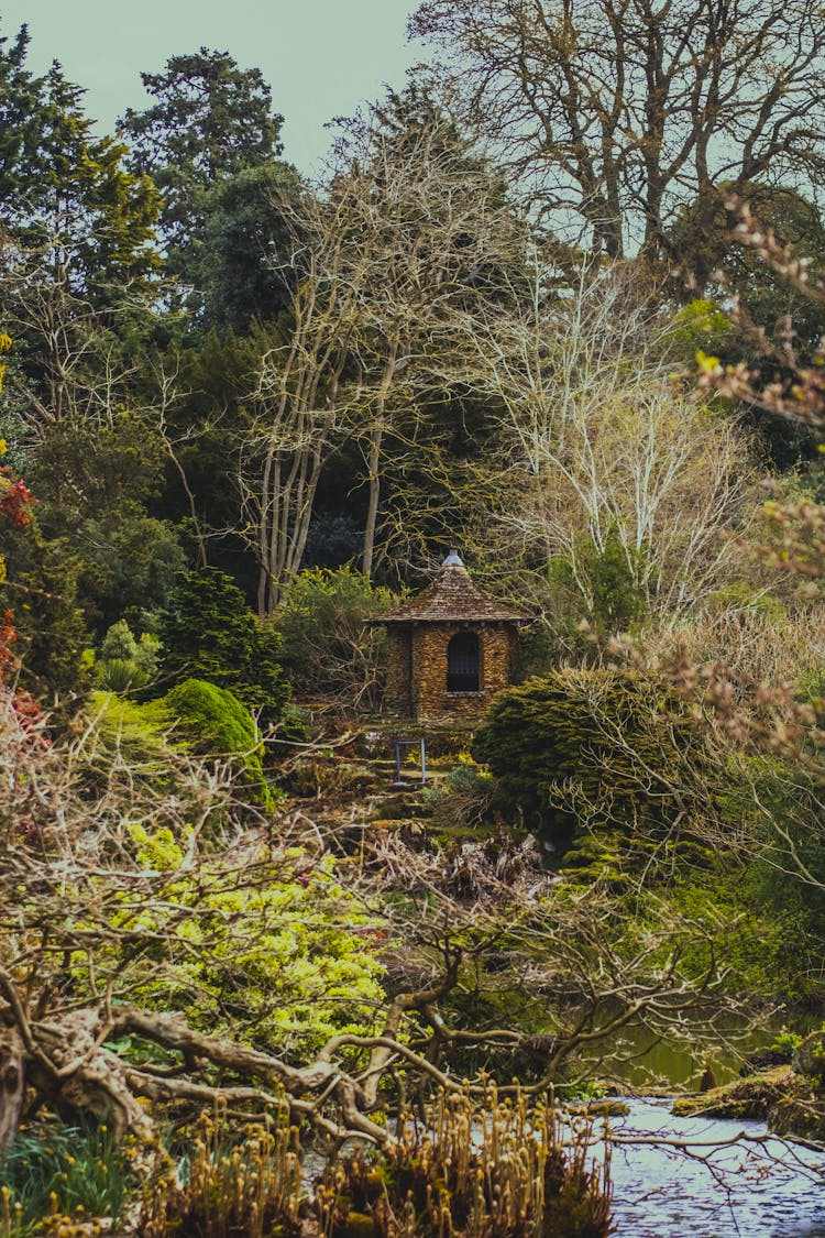 Miniature Gazebo In A Garden