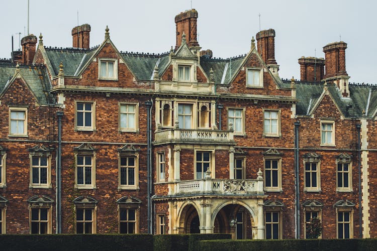 Sandringham House Under Blue Sky