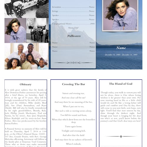 free stock photo of funeral program template funeral program templates