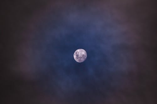 A Moon in the Night Sky