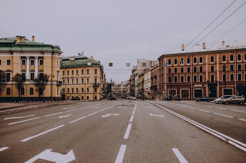 거리, 도로 표시, 도시의 무료 스톡 사진