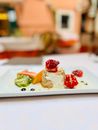 Panna cotta dessert