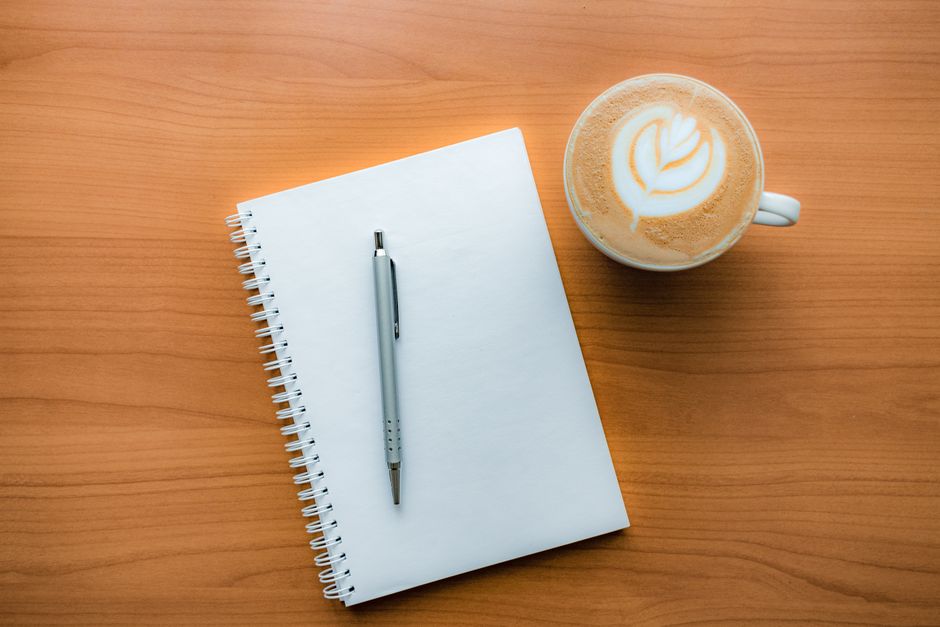 morning routine notebook lifestyle photo 2