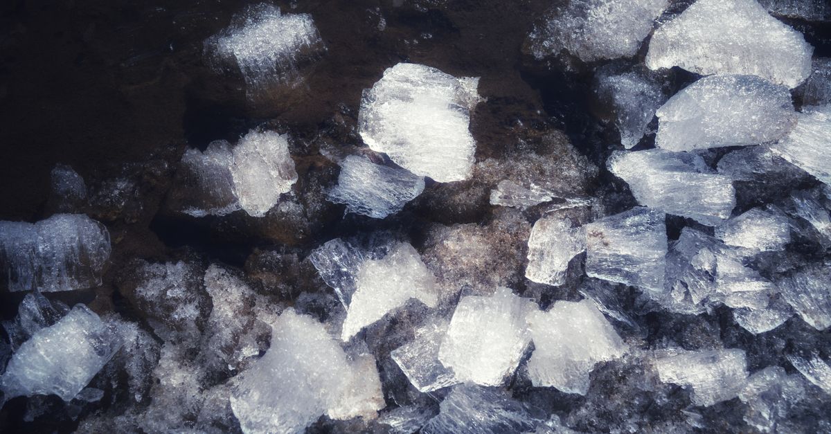 Ice Fragments Ice Fragments in Close-up Photography · Free Stock Photo
