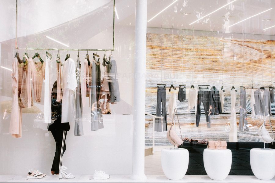 Krishna Priya Fashion boutique interior