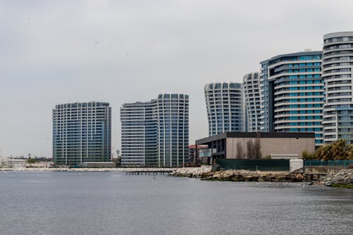 View of the Sea Pearl Residential Complex in Istanbul, Turkey 