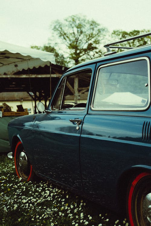 Kostenlos Kostenloses Stock Foto zu auto, blau, classic-car Stock-Foto
