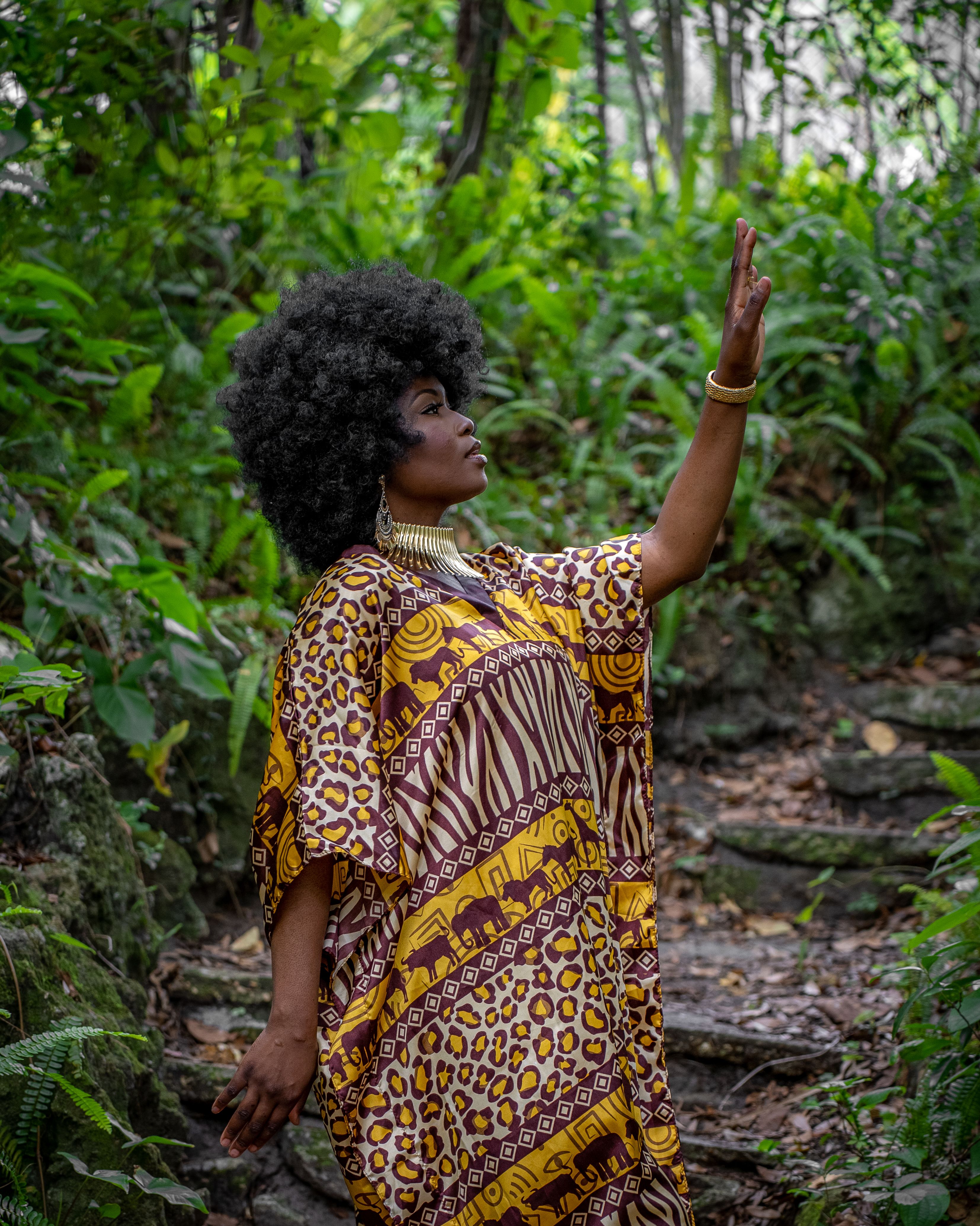 Woman in the Forest Posing · Free Stock Photo
