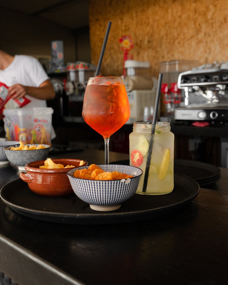 Food And Drinks On The Table