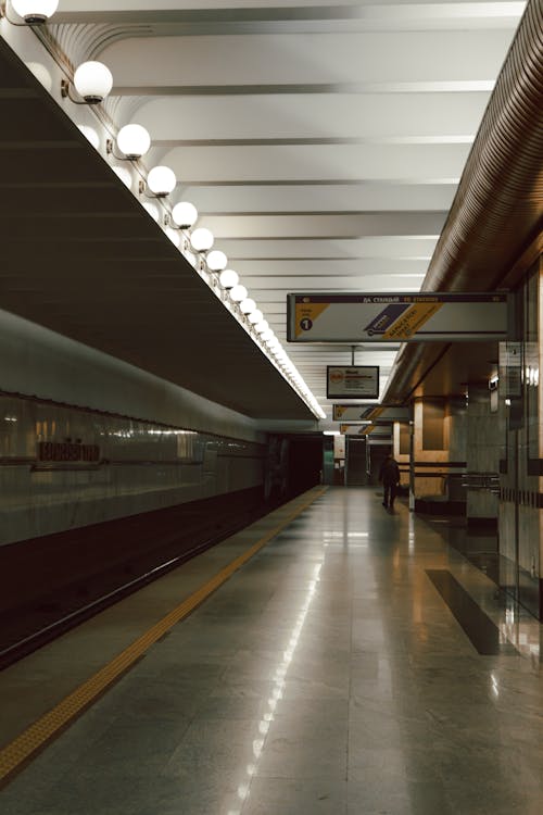 Free White and Brown Train Station Stock Photo