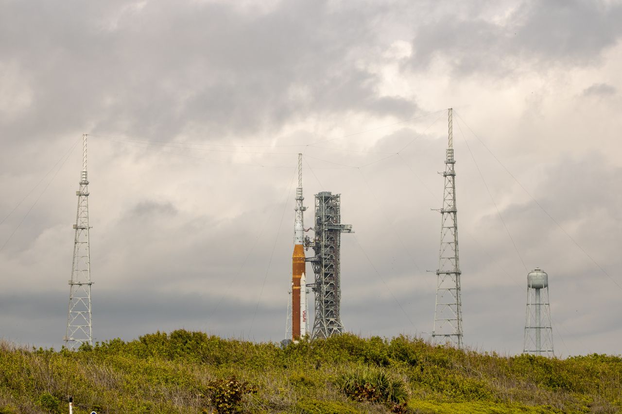 Lansirna rampa s raketom Starship u Teksasu
