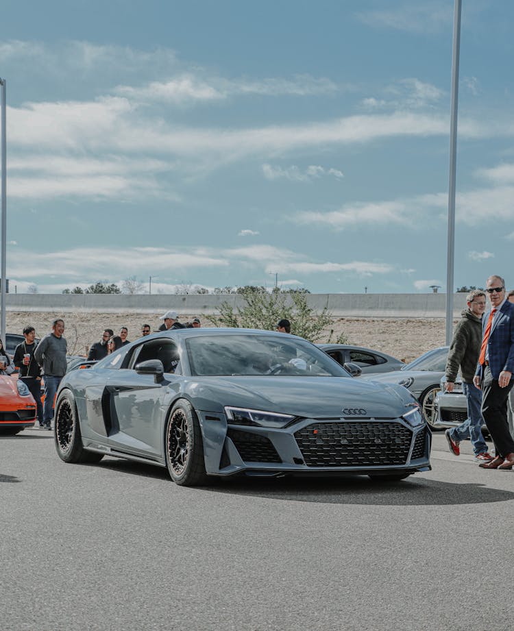 Car Show In The Parking Lot