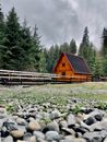 A Wooden Cabin in the Woods