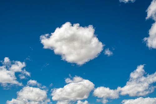 Бесплатное стоковое фото с атмосфера, голубое небо, небеса