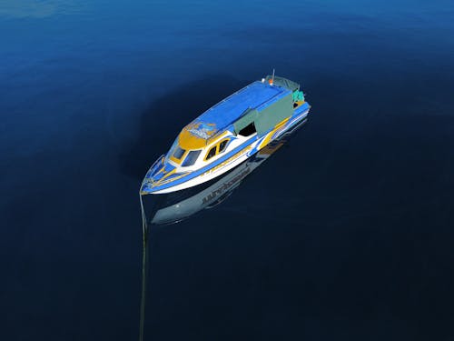 Kostnadsfri bild av båt, blå, djup
