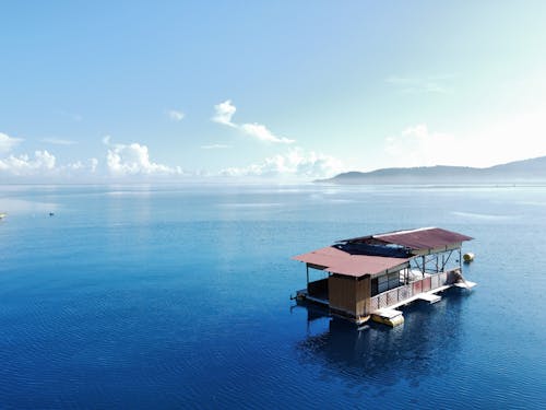Floating Cottage on Beach