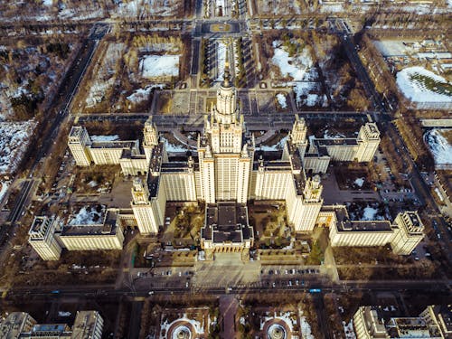 免费 高层建筑的鸟瞰摄影 素材图片