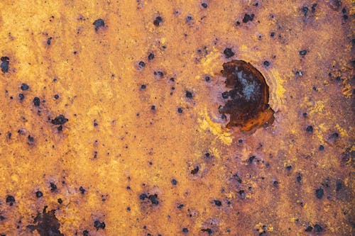 Corrosion on  Rusty Steel Surface