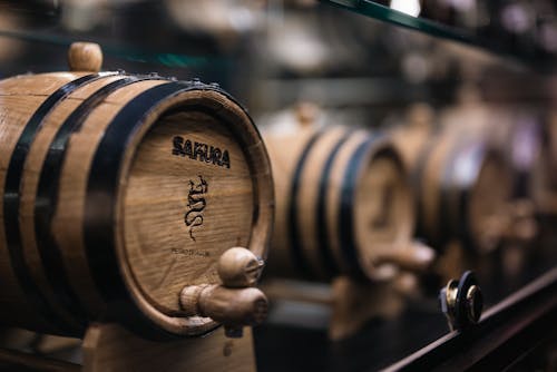 Wine in Wooden Barrels 