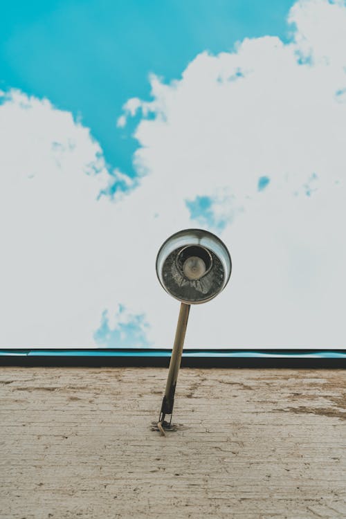 Low Angle Shot of Street Lamp 