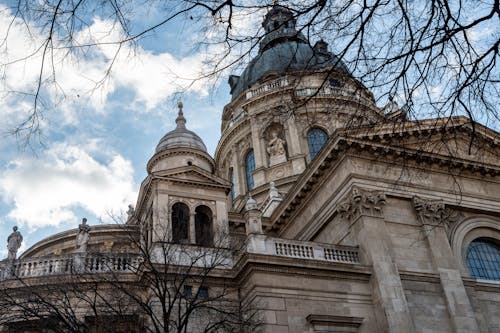 Free Basilica in  Hungary. Stock Photo