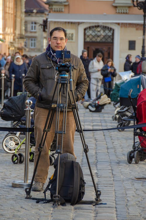 Gratis lagerfoto af filme, gade, kamera