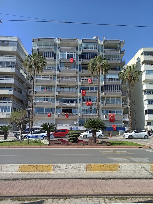 Cars Parked In Front of a Building