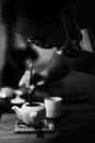 A Man Making a Tea
