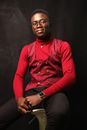Man in Red Long Sleeve Shirt and Vest