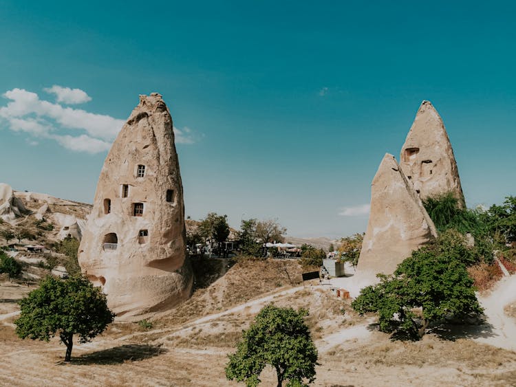 Fairy Chimneys In Cappadocia In Turkey