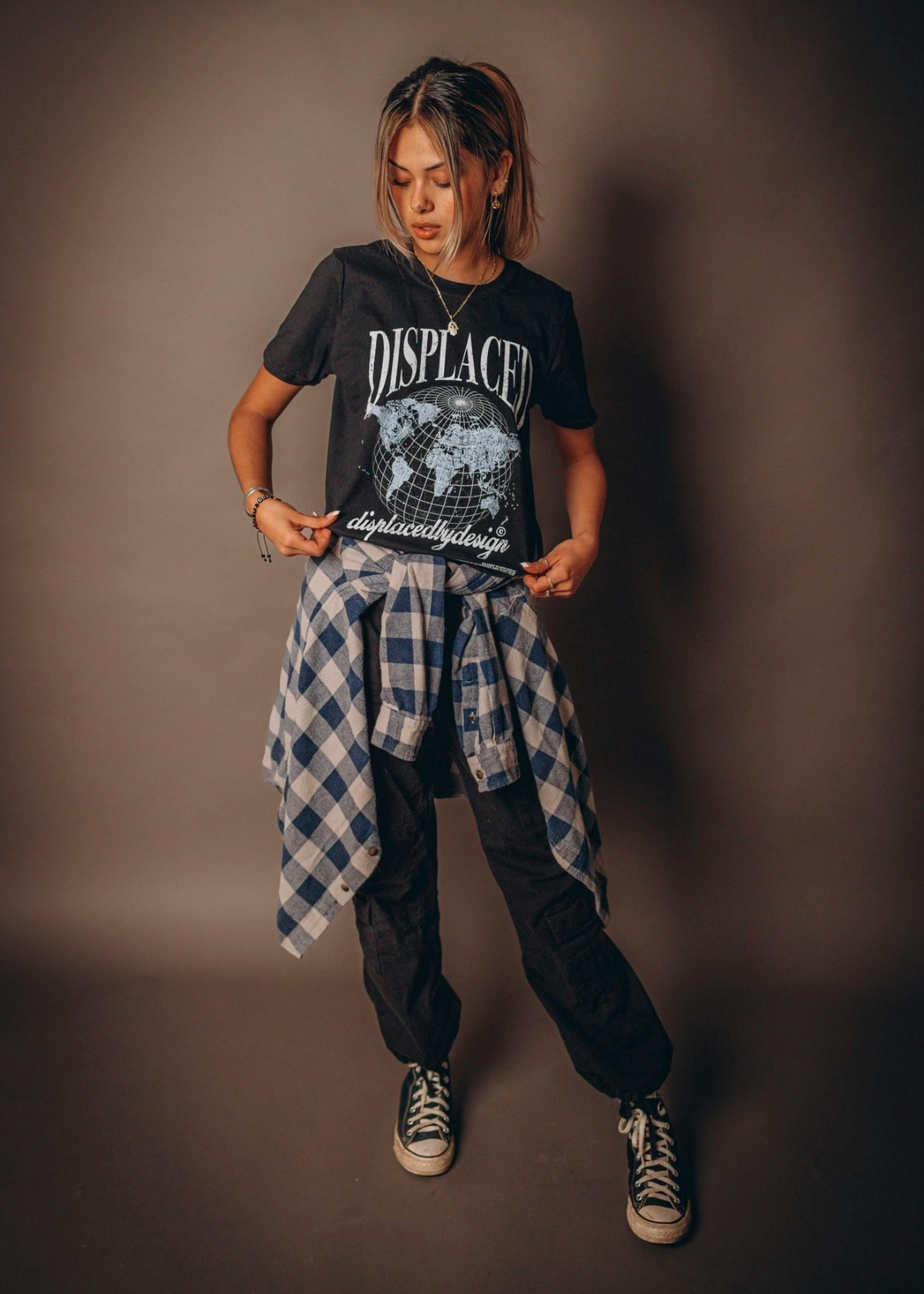 a young woman modeling in streetwear