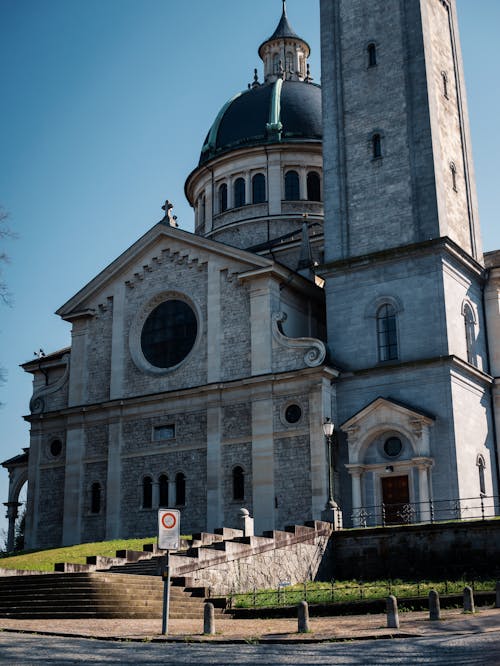 Free View of a Church Stock Photo