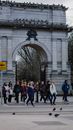 People Walking the Fusilier's Arch