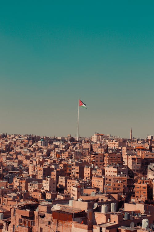 Free Brown Buildings in Amman Jordan Stock Photo