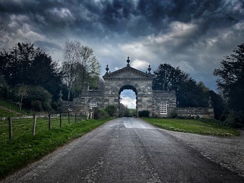 Free stock photo of gatehouse, iphone, lake