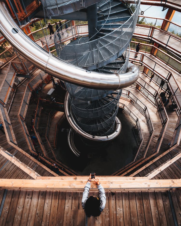 A Spiral Treetop Path 