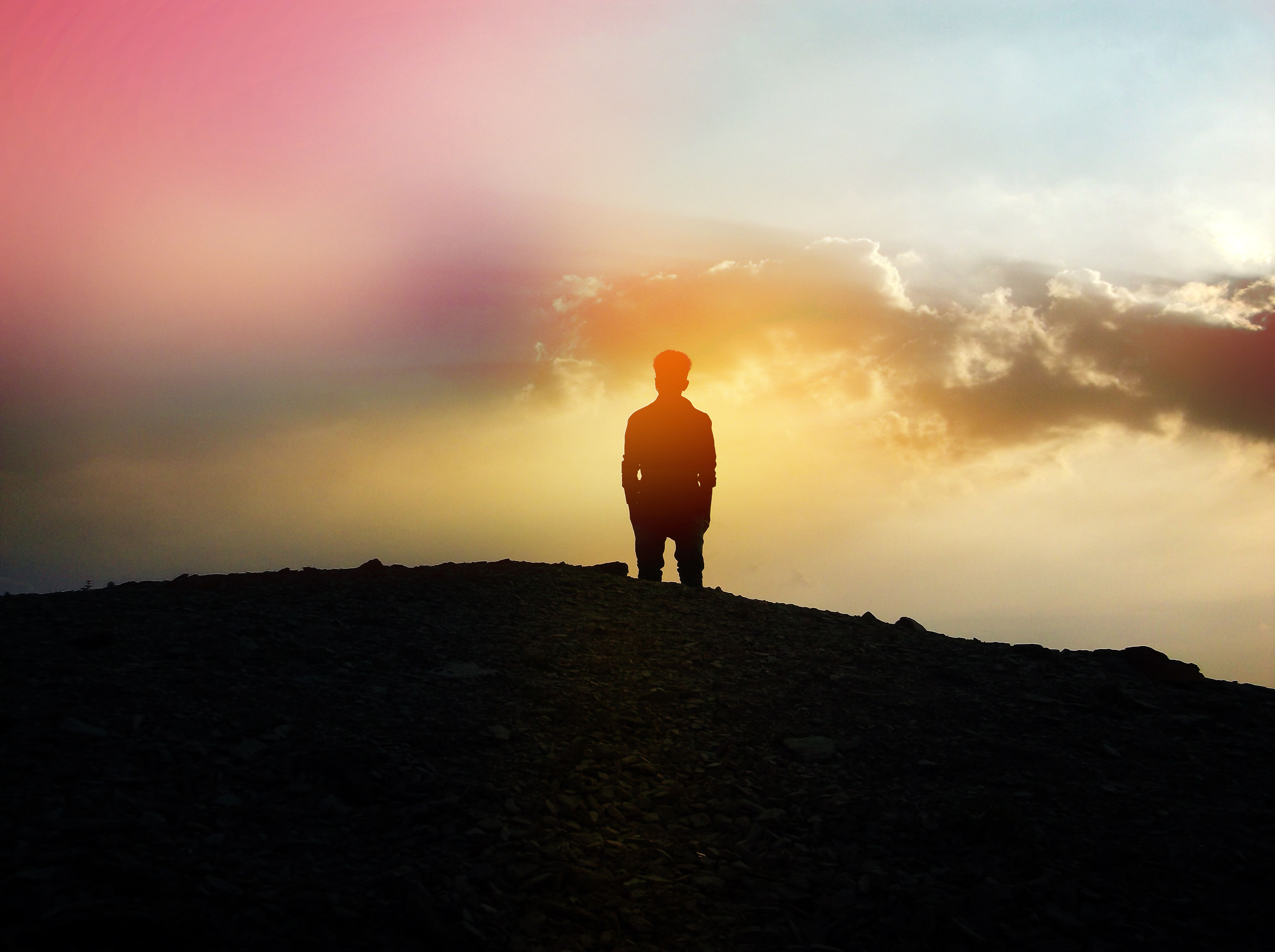 Free stock photo of adventure, fog, guy