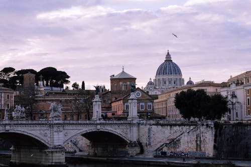 Free Rome is the city of echoes, the city of illusions, and the city of yearning Stock Photo